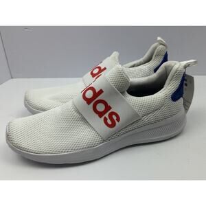 NEW Adidas Lite Racer Adapt 4.0 Slip On Men's Shoes HO4808 White Blue Red SZ 13